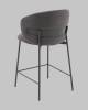 Стул полубарный Stool Group Блейз LV-109-E86-P-7005 серый, каркас серый, велюр фото 6