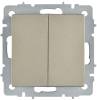 Выключатель 2-клавишный перекрестный IEK Brite BR-V23-0-10-K37 шампань фото 5