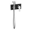 Гигиенический душ Teska Elsa BTK6420B встраиваемый, со смесителем черное стекло