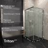 Душевой уголок Triton Фикс Щ0000067439 профиль хром глянец, стекло прозрачное, 90x90x190.3 фото 7