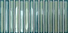 Керамическая плитка Dna Tiles Osaka Bars 133481 Green 12.5x25