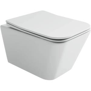 Унитаз подвесной Ceramica Nova Miro CN11003T смыв торнадо, сиденье микролифт, белый