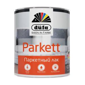 Лак паркетный алкидно-уретановый Dufa Retail Parkett полуматовый 0.75 л