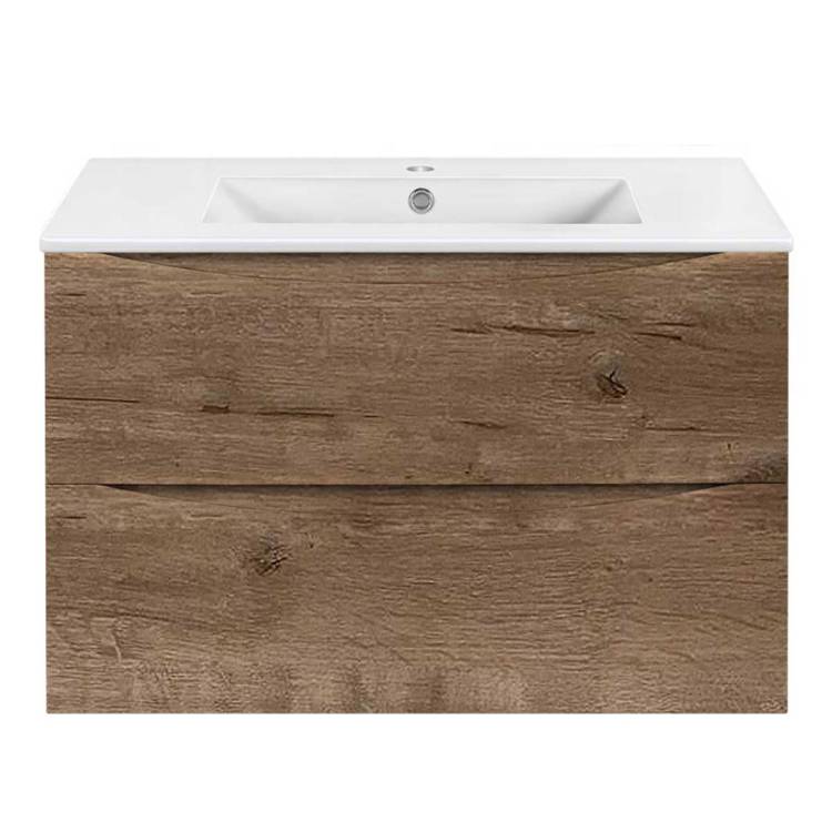 Тумба с раковиной Vincea Mia Slim VMC-2MC800S1VO Коричневый