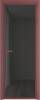 Межкомнатная дверь Profil Doors 1 AX цвет профиля Красный антрацит, стекло безопасное 6 мм тонированное 800x2000