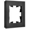 Рамка 1-постовая IEK Brite BR-M12-G-31-K02 черный матовый фото 2