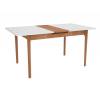 Стол Bradex Home Splash FR 0837 белый, орех миланский 125(155)x85x75