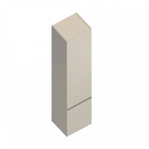 Шкаф-пенал Kerama Marazzi Cubo 35 L подвесной, лимо матовый