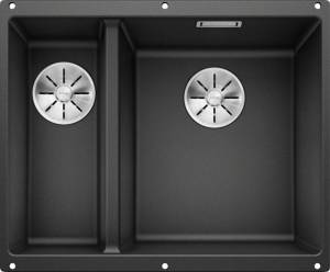 Мойка кухонная Blanco Subline 340/160-U 523558 антрацит