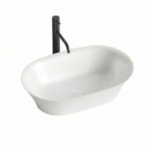 Раковина Salini Mona 110811G S-Sense 60 см, белая глянцевая