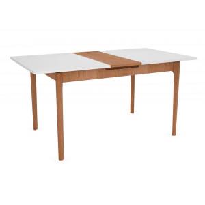 Стол Bradex Home Splash FR 0837 белый, орех миланский 125(155)x85x75