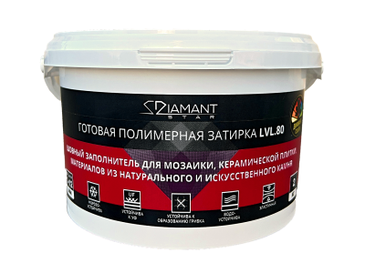 Готовая полимерная затирка Diamant Star lvl.80 2256, 2кг