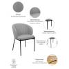 Стул Bradex Home Milan FR 0515, латте фото 9