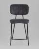Стул полубарный Stool Group Ханна vd-plb-hanna-ap-6018 X2 Темно-серый 2 шт. фото 3