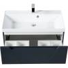 Тумба с раковиной Belbagno Vittoria VITTORIA-900-2C-SO-GO-P 90x45x57 Grigio Opaco подвесная с двумя выкатными ящиками фото 4