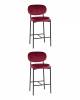 Стул полубарный Stool Group Бриф Vd vd-plb-brief-b16 X2 винный 2 шт