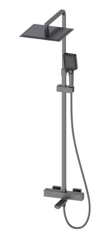 Душевая стойка Oliveeka D OL-739901-BGM оружейный металл