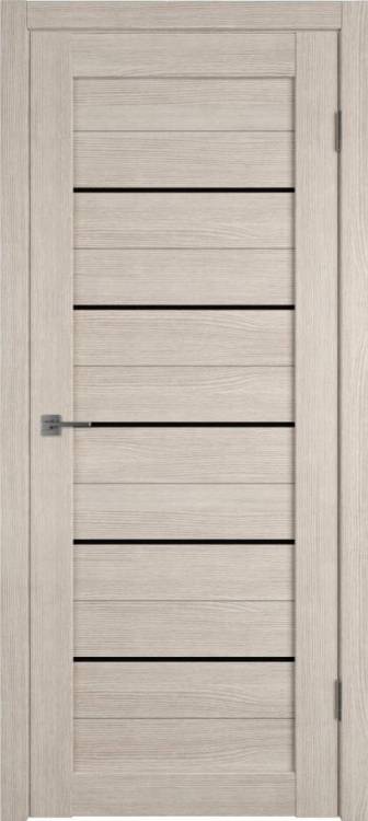 Межкомнатная дверь Владимирская Фабрика Дверей Atum 5 Cappuccino стекло Black Gloss 700x2000