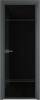 Межкомнатная дверь Profil Doors 4 AX цвет профиля Серая ночь, стекло безопасное 6 мм черный триплекс 600x2000