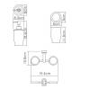 Держатель со стакананом и дозатором Wasserkraft K-24189 хром фото 3