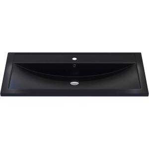Раковина Uperwood Foster Quartz 291030046 100 см, уголь, черная матовая