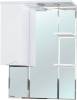 Зеркало Bellezza Эйфория 80 L белое, с подсветкой