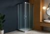 Душевой уголок Royal Bath RB HPD-C-CH профиль хром, стекло матовое, 110x110x200