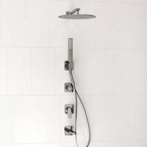 Душевой комплект Wasserkraft Weida A3151.269.270.090.116.271.087.103 встраиваемый, с верхней душевой насадкой, лейкой, хром