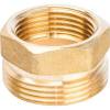 Разъемное соединение американка Stout уплотнение под гайкой по плоскости 1 внутренняя-наружная резьба, латунь фото 2