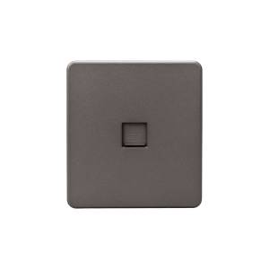 Розетка компьютерная RJ45 Kranz Round KR-78-0724-2 титан