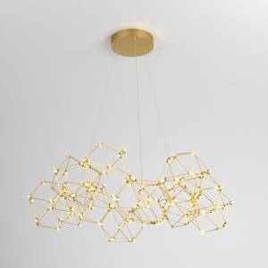 Подвесной светодиодный светильник Eurosvet Uma 90169/12 медь