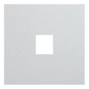 Лицевая панель для одиночной информационной розетки Rikett 35441 SV серебро