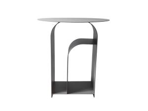 Стол журнальный Stool Group Arwel MT-140 DB-003 серый, металл 38.5x38.5x42.5