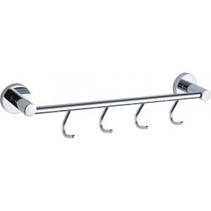 Планка с крючками (4 крючка) Savol 87 S-008774 хром