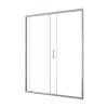 Душевая дверь в нишу Taliente TA-150-1CP профиль хром, стекло прозрачное, 150x195