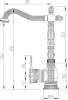 Смеситель для кухни Zorg Antic A 422 K-BR фото 2