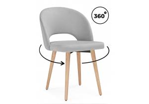 Деревянный стул Notta Курбис 360 642909 Светло-серый (zd 960)