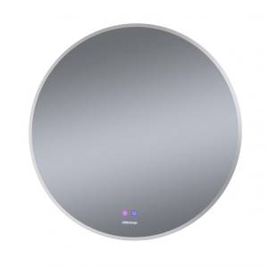 Зеркало Grossman Cosmo-норма 198080 белый 80x80 см, LED подсветка, подогрев