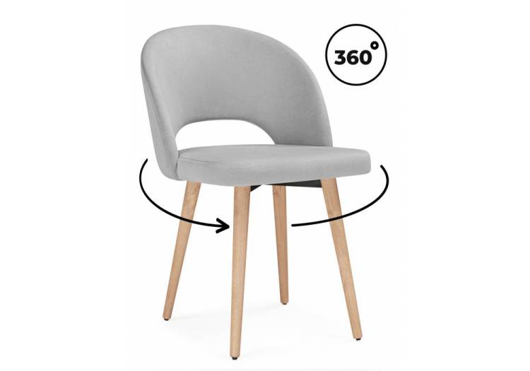 Деревянный стул Notta Курбис 360 642909 Светло-серый (zd 960)