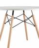 Стол обеденный Stool Group Eames DSW Z-231-1 круглый белый 100x74 D=100 фото 4