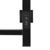 Полотенцесушитель электрический Energy Cube EETR0CUBE07040R905M черный матовый, 700х400 фото 5