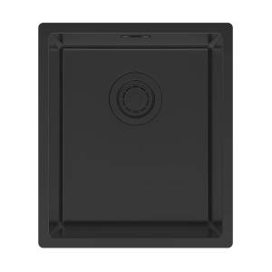 Мойка кухонная Paulmark Lassan 38 Uni LA38-MBN Матовый Черный, 38x44