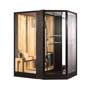 Душевая кабина Orans 89103LBLH черный, 180x130x220