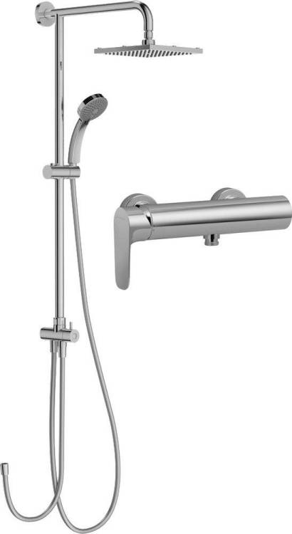 Душевой комплект Jacob Delafon Aleo E72351-CP + E45893-CP