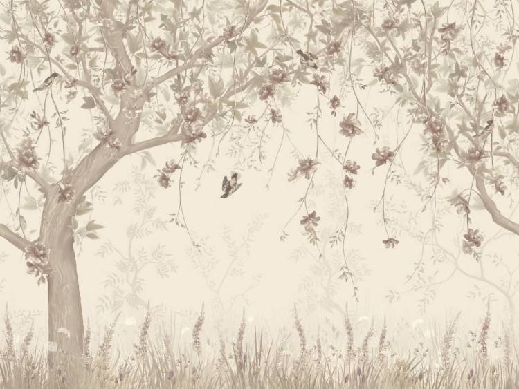 Фреска Ortograf Chinoiserie 33939 Inspiration sepia Филиграна FM-F