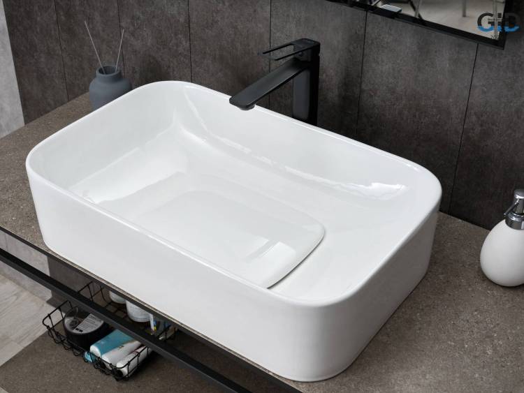 Раковина Gid Geométrico N9598 51230 белая, 61x38x15