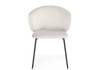 Стул на металлокаркасе Woodville Рикко 674675 белый (milk) / черный фото 3