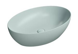 Раковина GSI Pura 884215 голубой матовый, 60x42