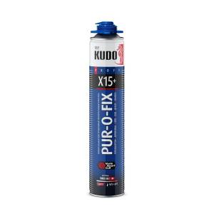 Клей-пена универсальный KUDO Pur-o-Fix X15+ профессиональная всесезонная 1 л