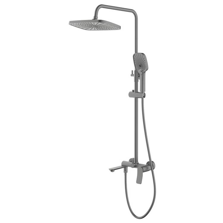 Душевая стойка Azario Escaro AZ-K2374GR серый графит